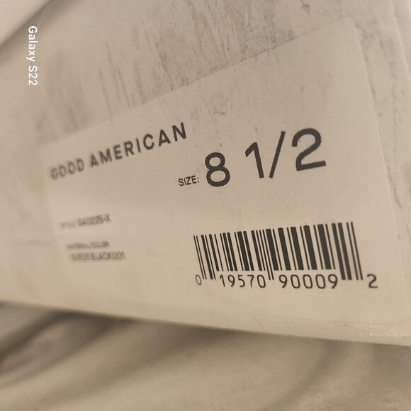 Good American Square Toe heels. NIB. SIze 8.5 - Picture 7 of 8